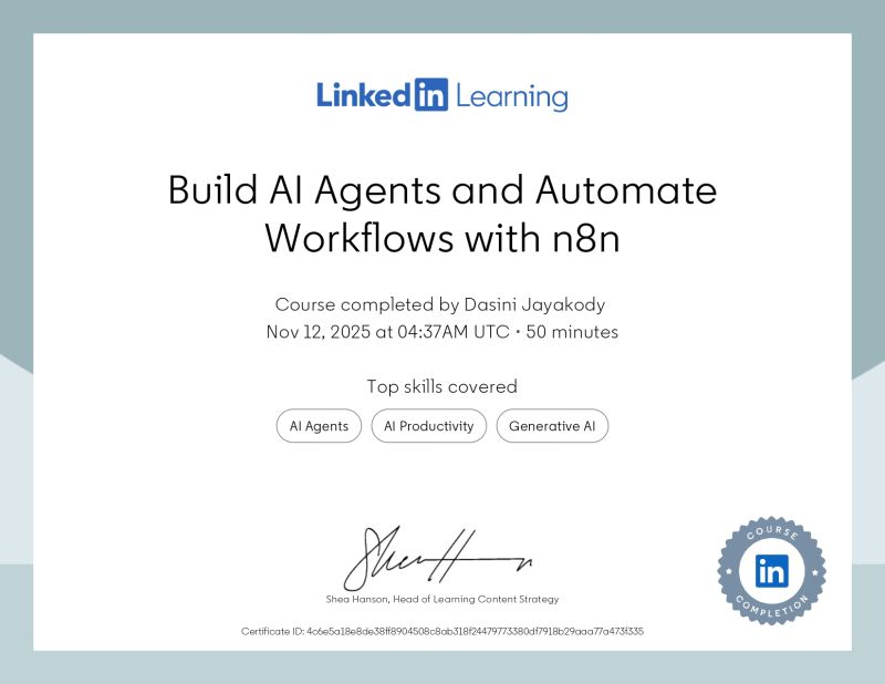 Build AI Agents and Automate Workflows with n8n