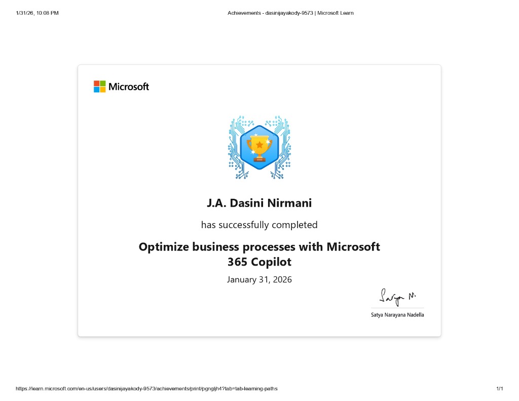 Optimize business processes with Microsoft 365 Copilot
