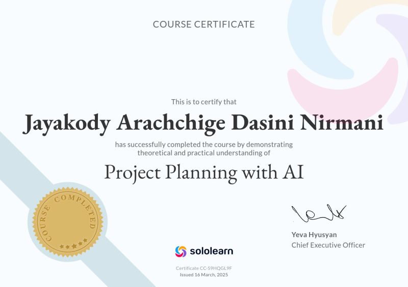 Project Planning with AI