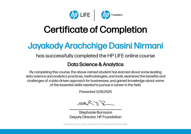 Data Science & Analytics