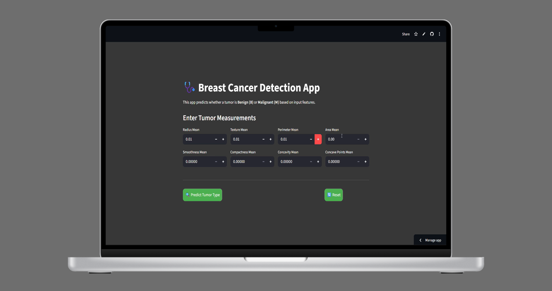 Breast Cancer Detection App